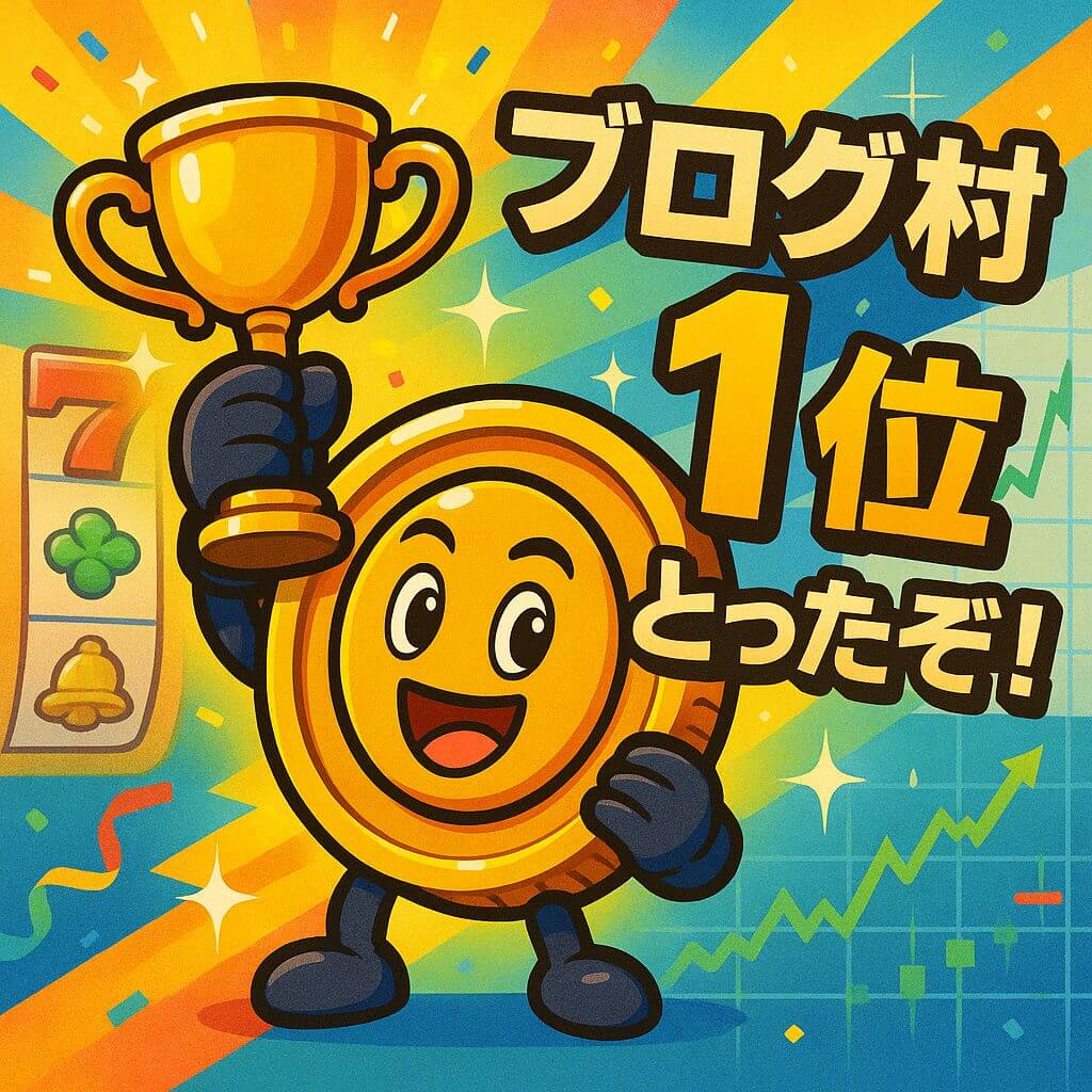 ブログ村１位を記念したアイキャッチ
