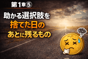 FX初心者あるある｜第1章⑤｜助かる選択肢を捨てた日のあとに残るもの