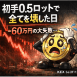 初手0.5ロットで全てを壊した日|60万円を失った“ルール破壊トレード”の全記録