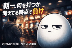 202601パチスロリセット狙い