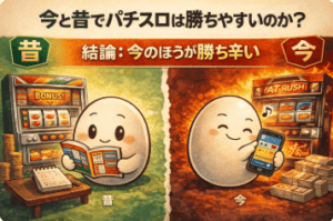今と昔でパチスロは勝ちやすいのか？｜結論、今のほうが圧倒的に厳しい理由
