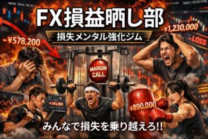 【-2100万円のリアル】FX収支晒し部(損失メンタル強化ジム)爆誕|損失を筋肉に変えるコミュニティ始動