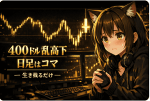 FX日報｜一日で450ドル乱高下したゴールド相場｜生き残っただけの2月2日