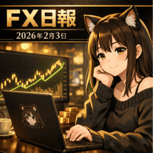 FX日報｜2026年2月3日｜ゴールド200ドル上昇、それでも油断できない一日