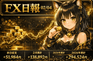 FX日報｜2026年2月4日｜ゴールドは強いが簡単じゃない。押し目を試され続けた一日
